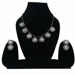 Elegant Imitation Jewelry Set – Necklace & Earrings - UB Jewellerys