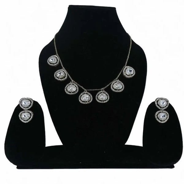 Elegant Imitation Jewelry Set – Necklace & Earrings - UB Jewellerys