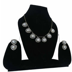 Elegant Imitation Jewelry Set – Necklace & Earrings - UB Jewellerys