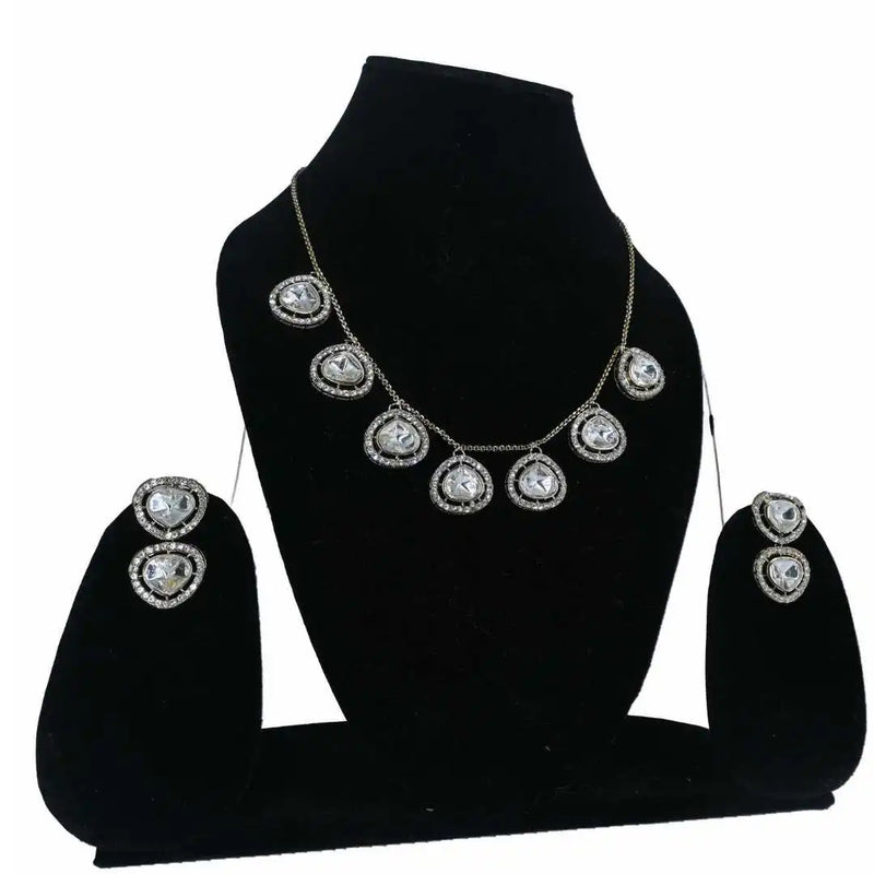 Elegant Imitation Jewelry Set – Necklace & Earrings - UB Jewellerys